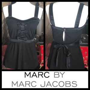 Marc By Marc Jacobs Black Bow Top